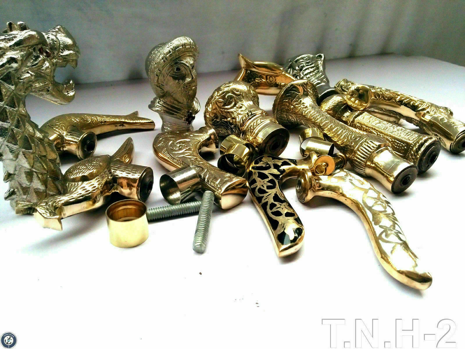 Vintage Handle for Wooden Walking Stick Cane Gentleman Antique Handle Lot Of 14 Handmade Does Not Apply - фотография #2