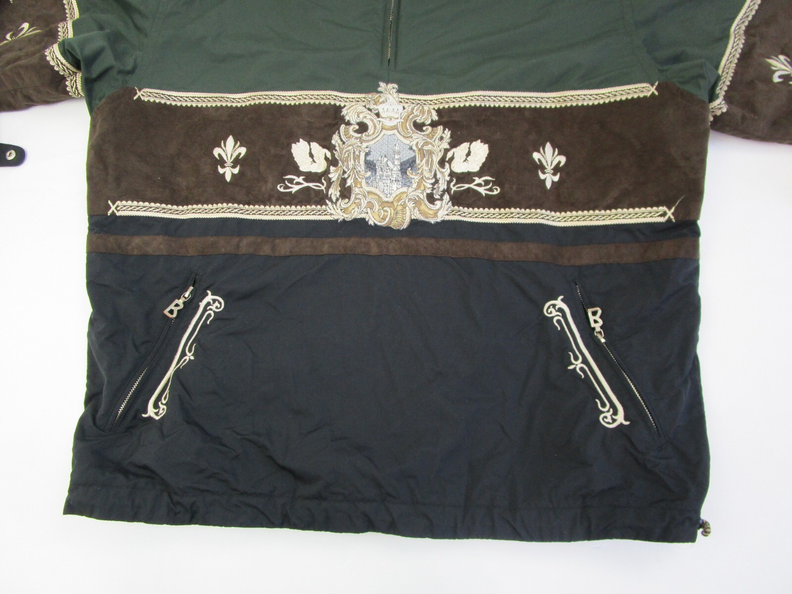 Bogner Womens Snowboarding Ski Jacket Embroidered Suede Coat Made in USA Large Bogner - фотография #2