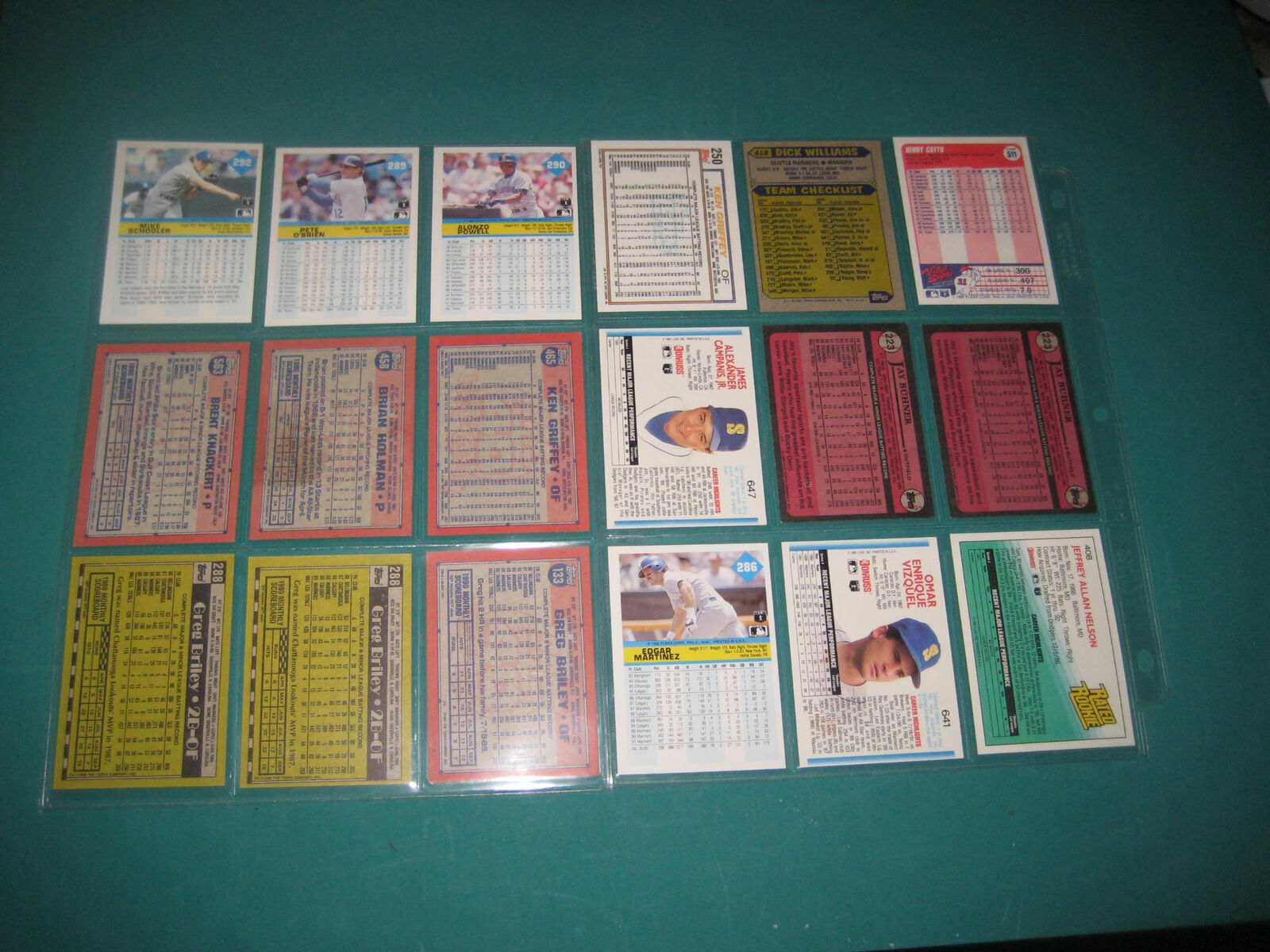 *LOT OF 133~1985-92 SEATTLE MARINERS BASEBALL CARDS-TOPPS, DONRUSS, FLEER, ETC. Без бренда - фотография #12
