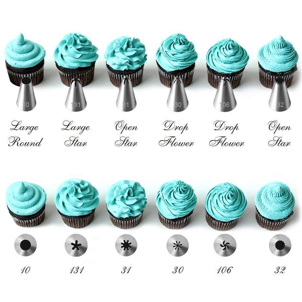 42pcs Cake Decorating Kit Icing Piping Nozzles Pastry Tips Cake Sugarcraft Tool Unbranded Does Not Apply - фотография #3