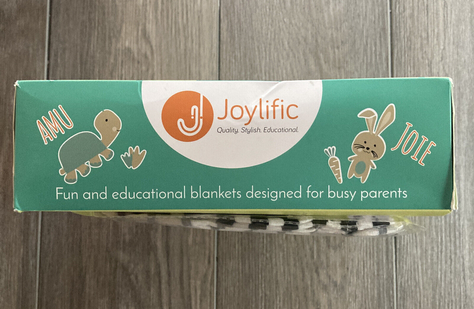 NIB 3 Baby Swaddle Blankets+2 baby hats Amu Turtle & Joie Rabbit JOYLIFIC  Joylific Baby Swaddle Blankets - фотография #3