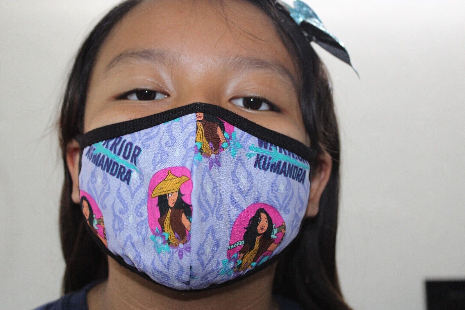 6 FACE MASK KIDS ( 8 TO 12 YEARS OLD ) COTTON FABRIC WITH POCKET Handmade - фотография #9