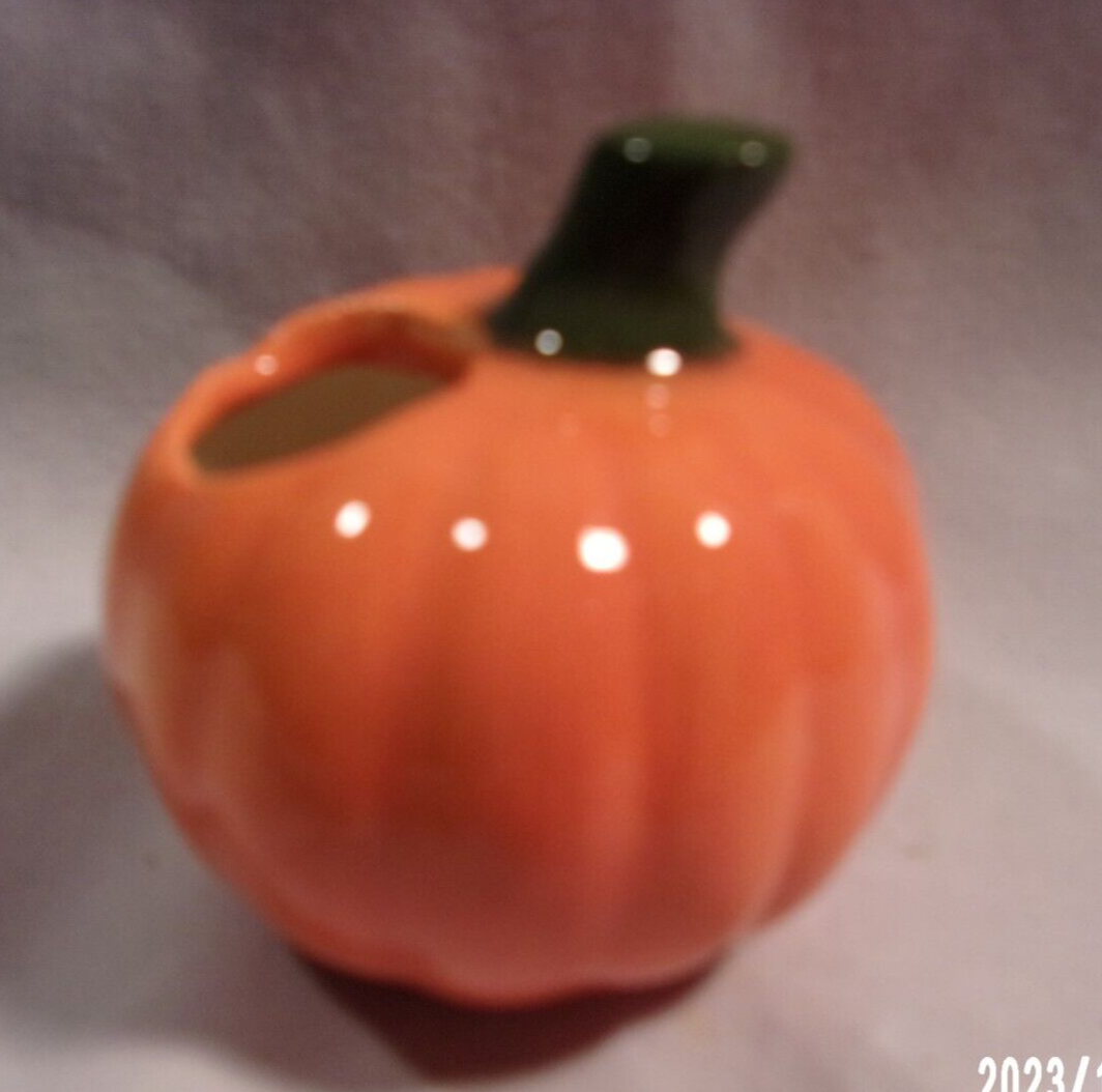 ToothPick Holder L*579 -49.349 CERAMIC Pumpkin Toothpick Holder CRAFTED BY LLBELL DOES NOT APPLY - фотография #2