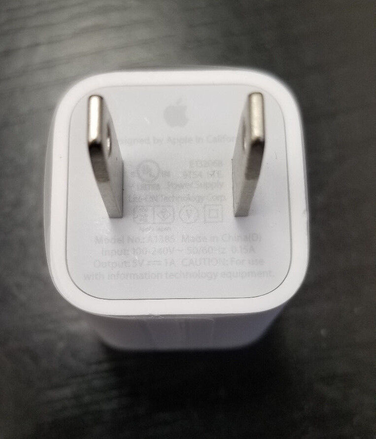Apple iPhone USB Power Wall Cube OEM Charger Adapter Block XS/XR/11/8+/7/6 (10x) Apple A1385 - фотография #4