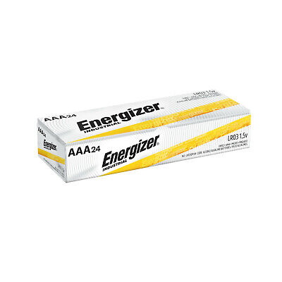 24 Energizer Industrial AAA Alkaline Batteries (EN92, LR03, triple A) Energizer EN92