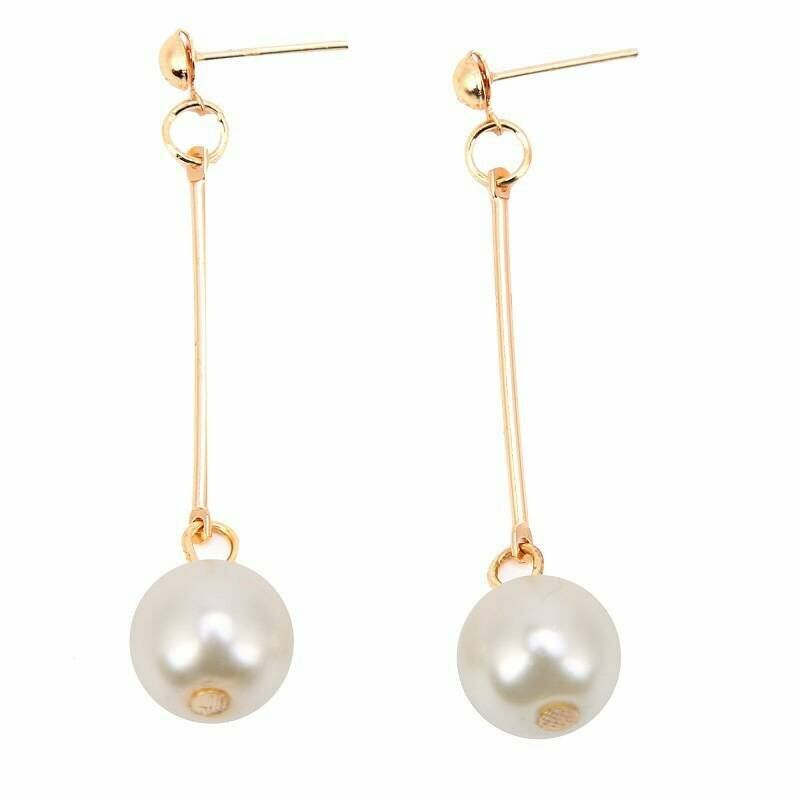 Long Tassel Pearl Earrings Stud Dangle Drop Charm Wedding Women Jewelry Gift New Rinhoo Does not apply - фотография #6