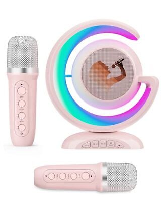 Karaoke Machine for Kids,Portable Bluetooth Karaoke Speaker,with 2 Microphones  Does not apply Does Not Apply - фотография #2