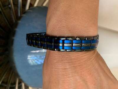 Blue Magnetic Bracelet Men Women Restore Balance Energy Power Joy Christmas Gift Unbranded