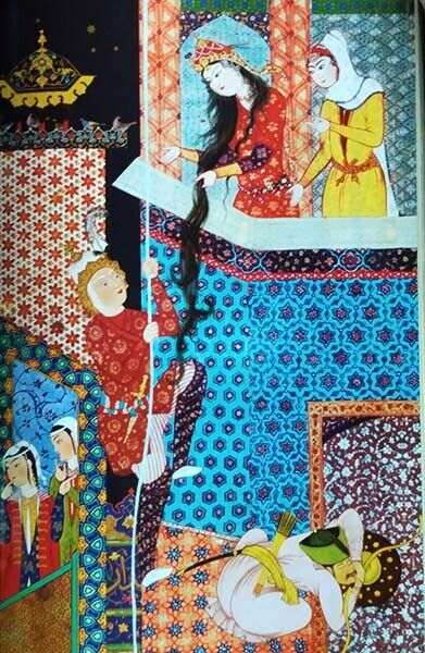 HUGE Shahnameh Epic of Persian Kings Persian Miniatures Feraydun Rostam 977AD Без бренда - фотография #11