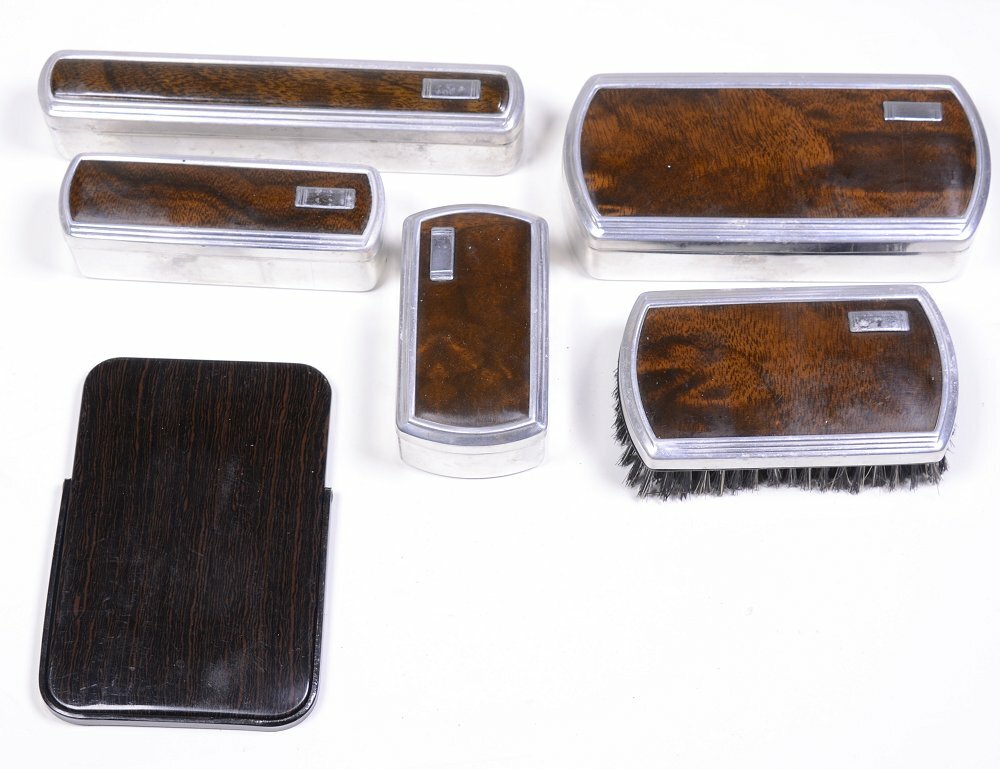 Lot (6) Vintage Men's Grooming Set: Toothbrush Comb Brush Shaving & Soap Holders Без бренда - фотография #2