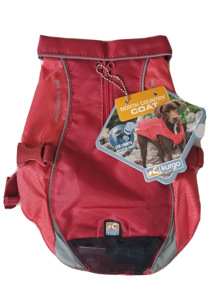 Kurgo North Country Coat Waterproof Dog Winter Coat, Fleece Lined, Red, XL Kurgo Coat - фотография #2