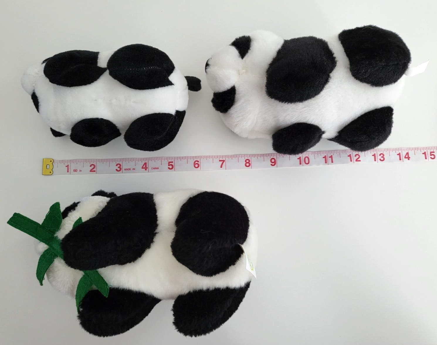 Panda Plush Bulk Lot of 3 Bears Soft Stuffed Toys River Safari Singapore Bamboo River Safari Singapore - фотография #6