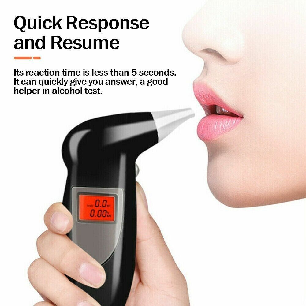 Digital LCD Police Breath Breathalyzer  Alcohol Tester Test Analyzer Detector US Candeal Does Not Apply - фотография #9