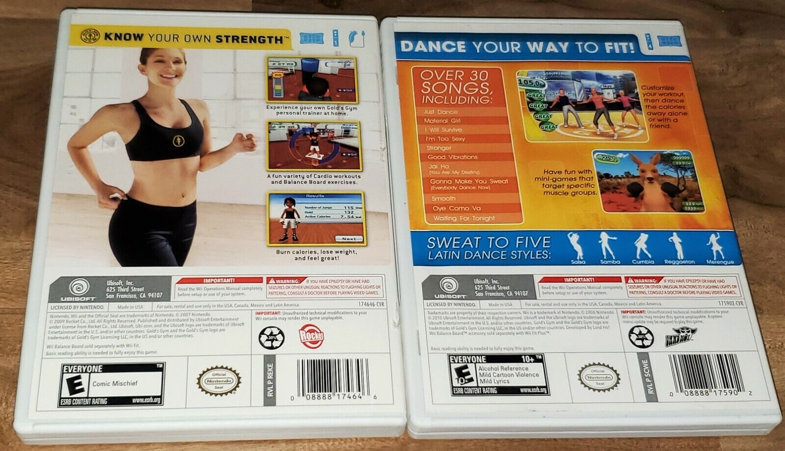 Wii Gold's Gym Cardio Workout & DANCE game LOT/bundle EXERCISE Fitness COMPLETE Без бренда 008888174646 - фотография #3