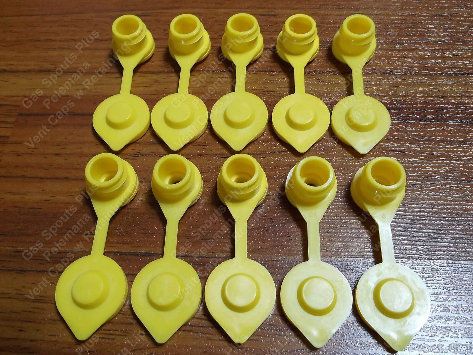 10 New Yellow VENT CAPS Gas Fuel Can Midwest Blitz Scepter Ameri-can HEAVY DUTY TRI-SURE GSP-K409 - фотография #3