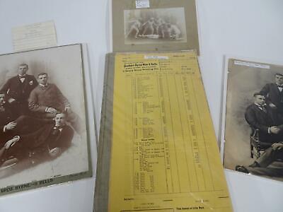 Brothers Byrne 8 Bells Vaudeville Troupe Photo Print Order Book Ca 1900 Без бренда