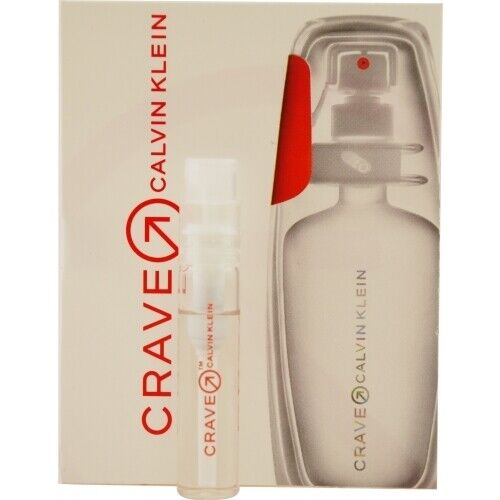 ( 3 ) Crave  by Calvin Klein 3 Vials 1.5 ml Travel Size Calvin Klein