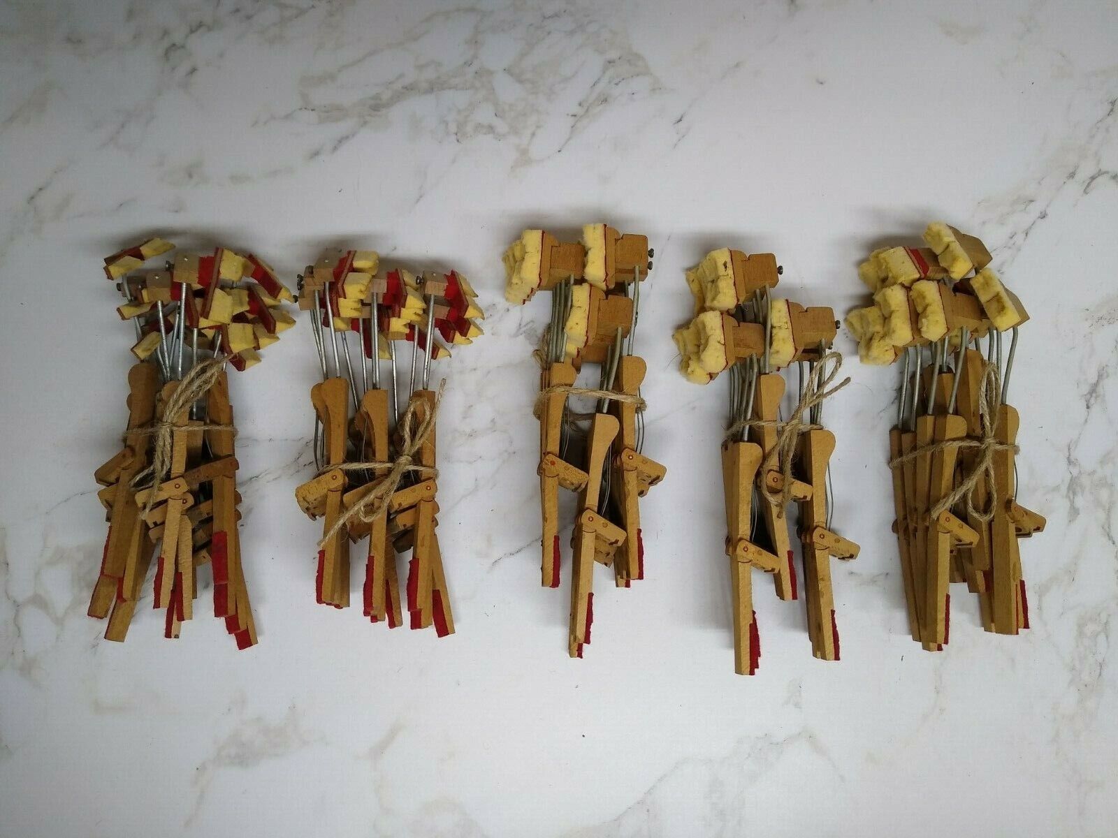 Set of 12 Vintage Piano Dampers Action Pieces for Parts or Crafts Unbranded Does Not Apply