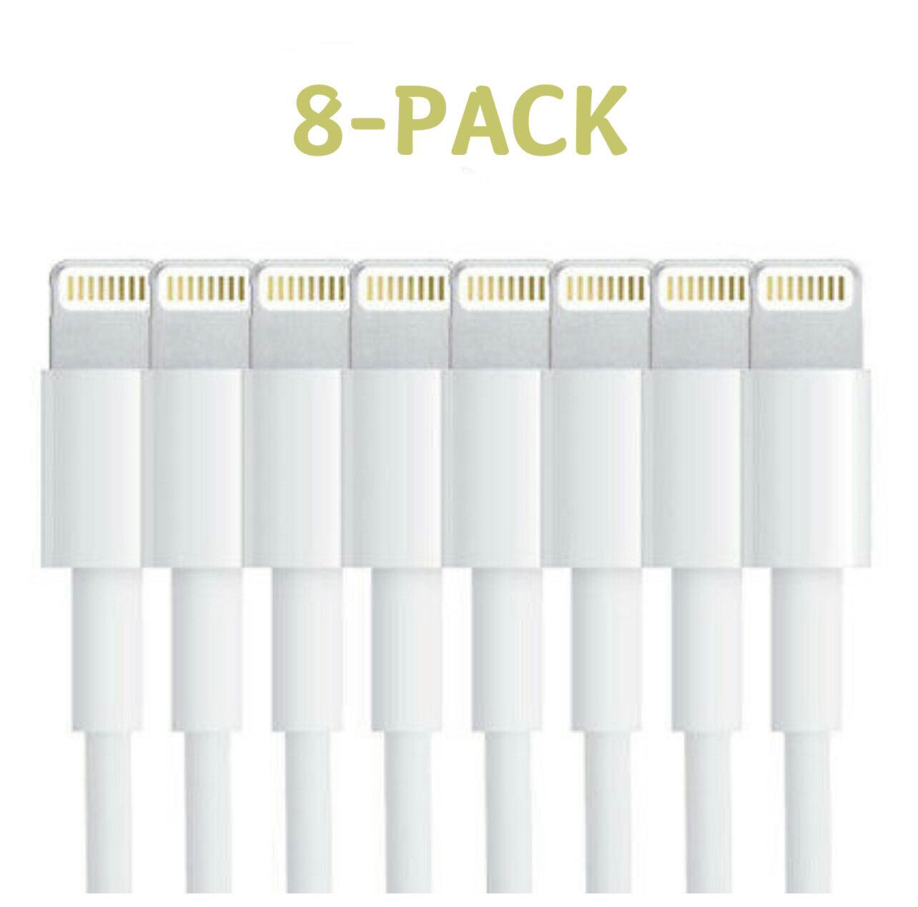 【8-Pack 3ft】 Charging Cable Charger Cord For Apple iPhone12 11 XR X Xs MAX 8 7  Unbranded does not apply