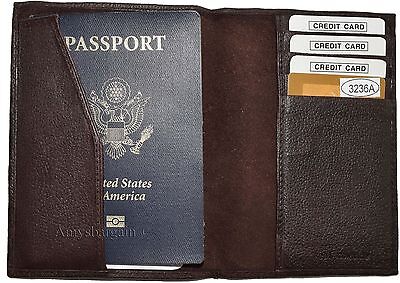 Lot of 5 New Leather passport cover, Brown Unbranded international passport case Unbranded - фотография #6
