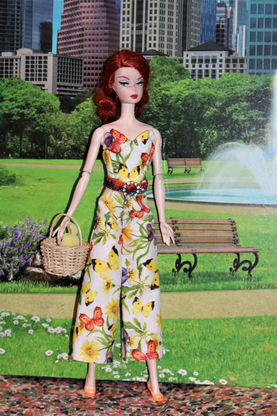FITS BARBIE SILKSTONE VINTAGE dress clothes romper jumpsuit free shipping 03.28 Unbranded - фотография #2