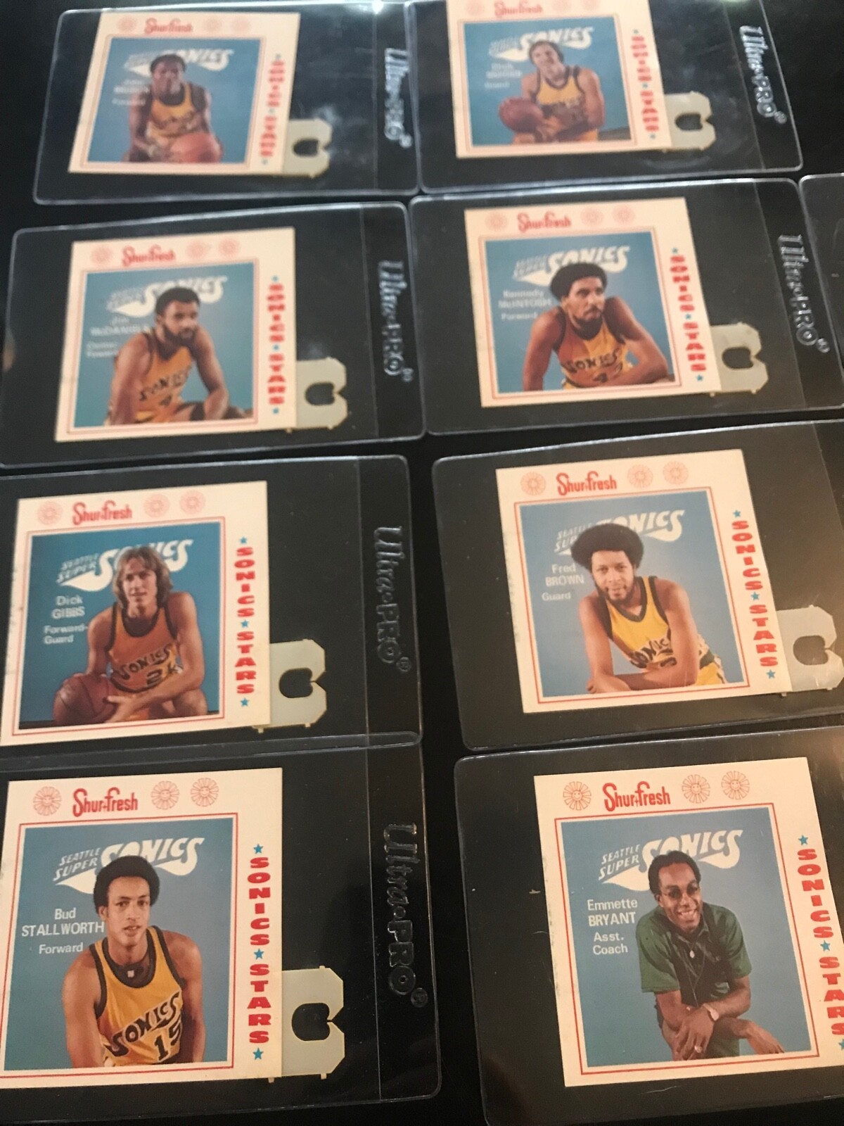 1973 Supersonics Shur Fresh Near Complete Set w/o Bill Russell & Spencer Haywood Без бренда - фотография #4