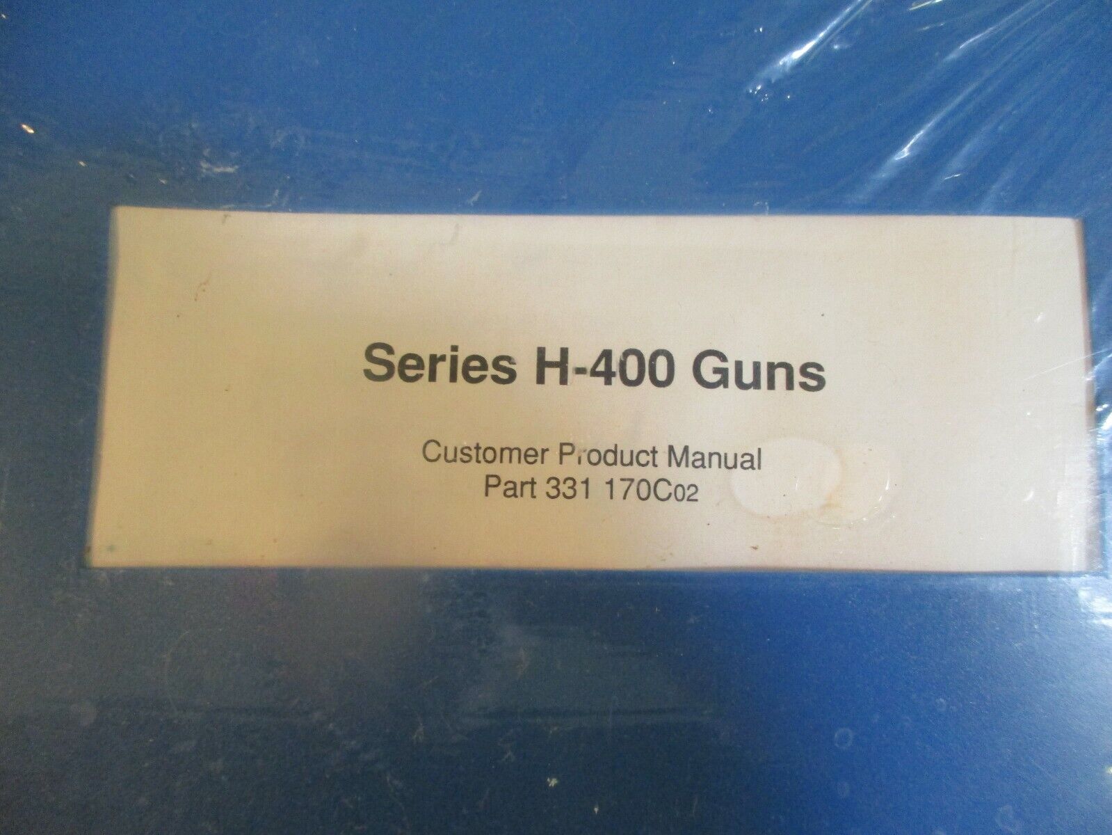 Nordson Series H-400 Guns Customer Product Manual Part 331 170C02 NEW Nordson 331 170C02 - фотография #2