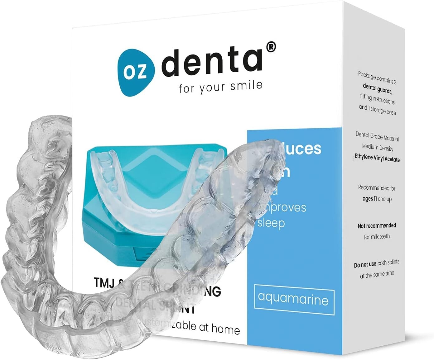 Dental Splint for Heavy Teeth Grinding Mouth Guard for Clenching at Night TMJ Unbranded Does Not Apply