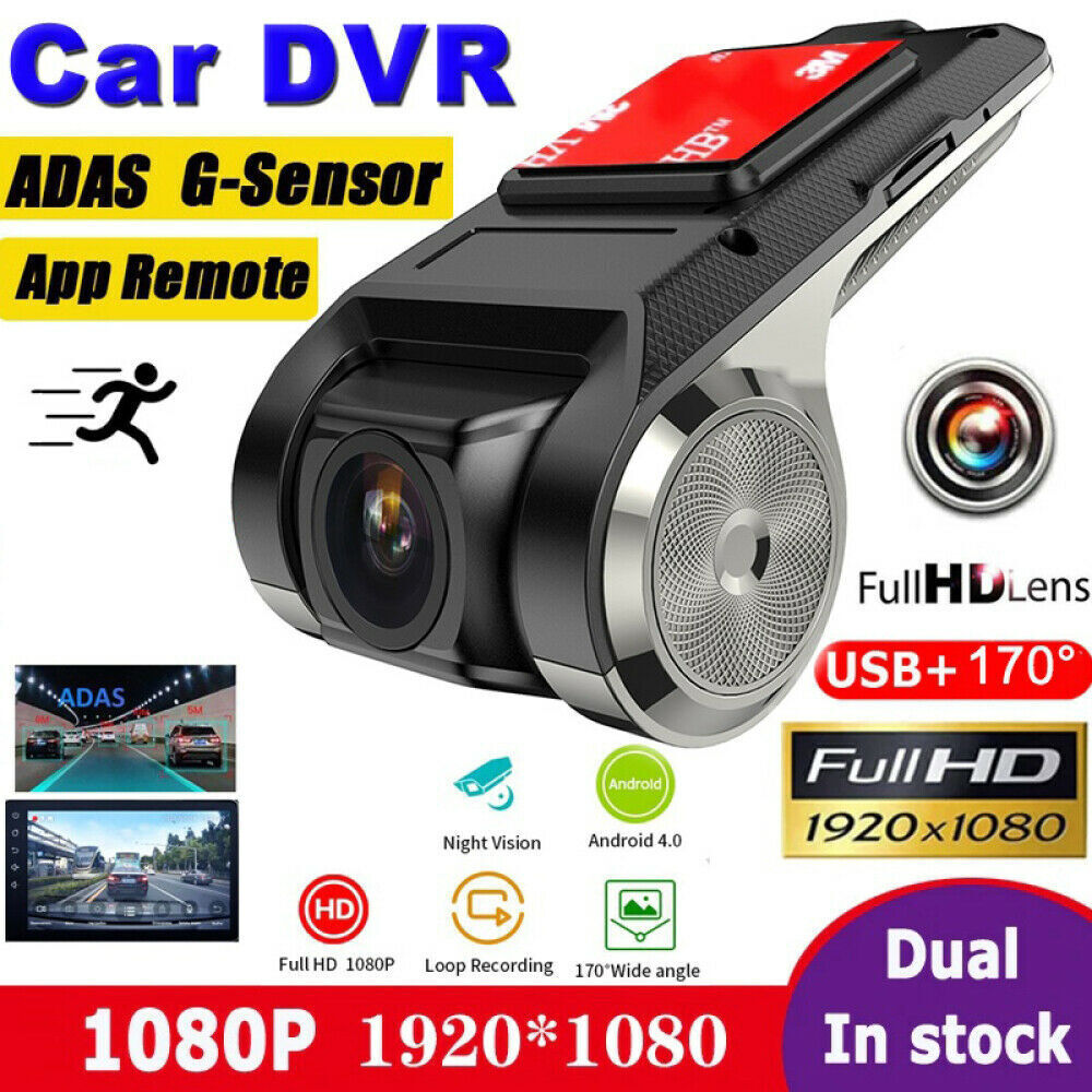 Car DVR Camera HD 1080P ADAS Video Recorder Dash Cam for Car Radio Android US Unbranded A000178
