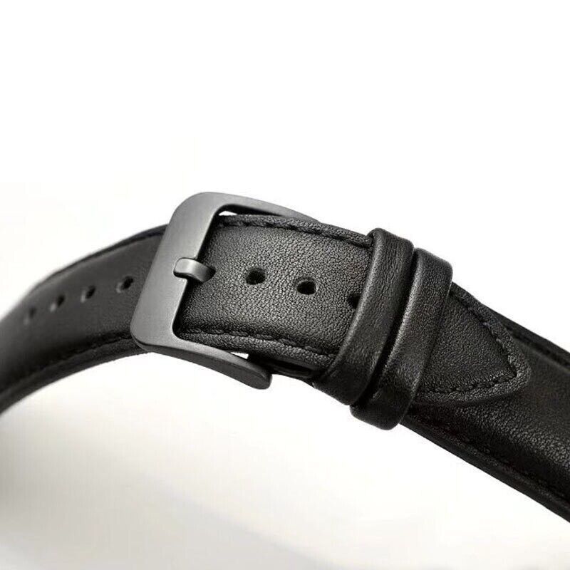 Genuine Leather Watch Band Strap For Samsung Gear S2Classic R732/R735 Black 20MM T-W Does Not Apply - фотография #2