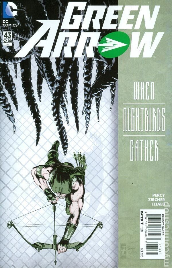 Green Arrow #43 NM When Nightbirds Gather DC Comic 1st Print 2015 Без бренда