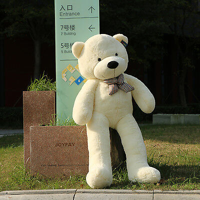 Joyfay 63in 160cm White Giant Teddy Bear Plush Toy Birthday Valentine Gift Joyfay JFTOY00068 - фотография #2
