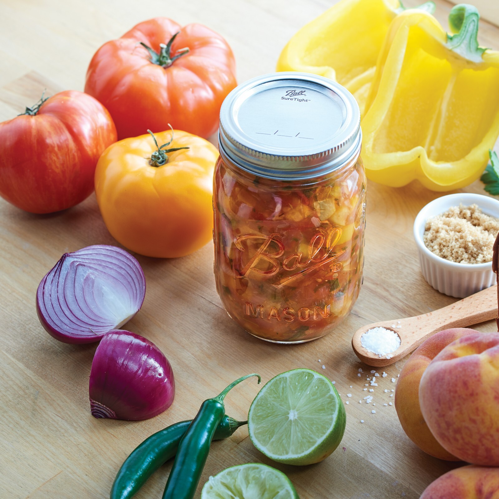 Regular Mouth 16oz Pint Mason Jars with Lids & Bands, 12 Count BALL 67000 - фотография #8