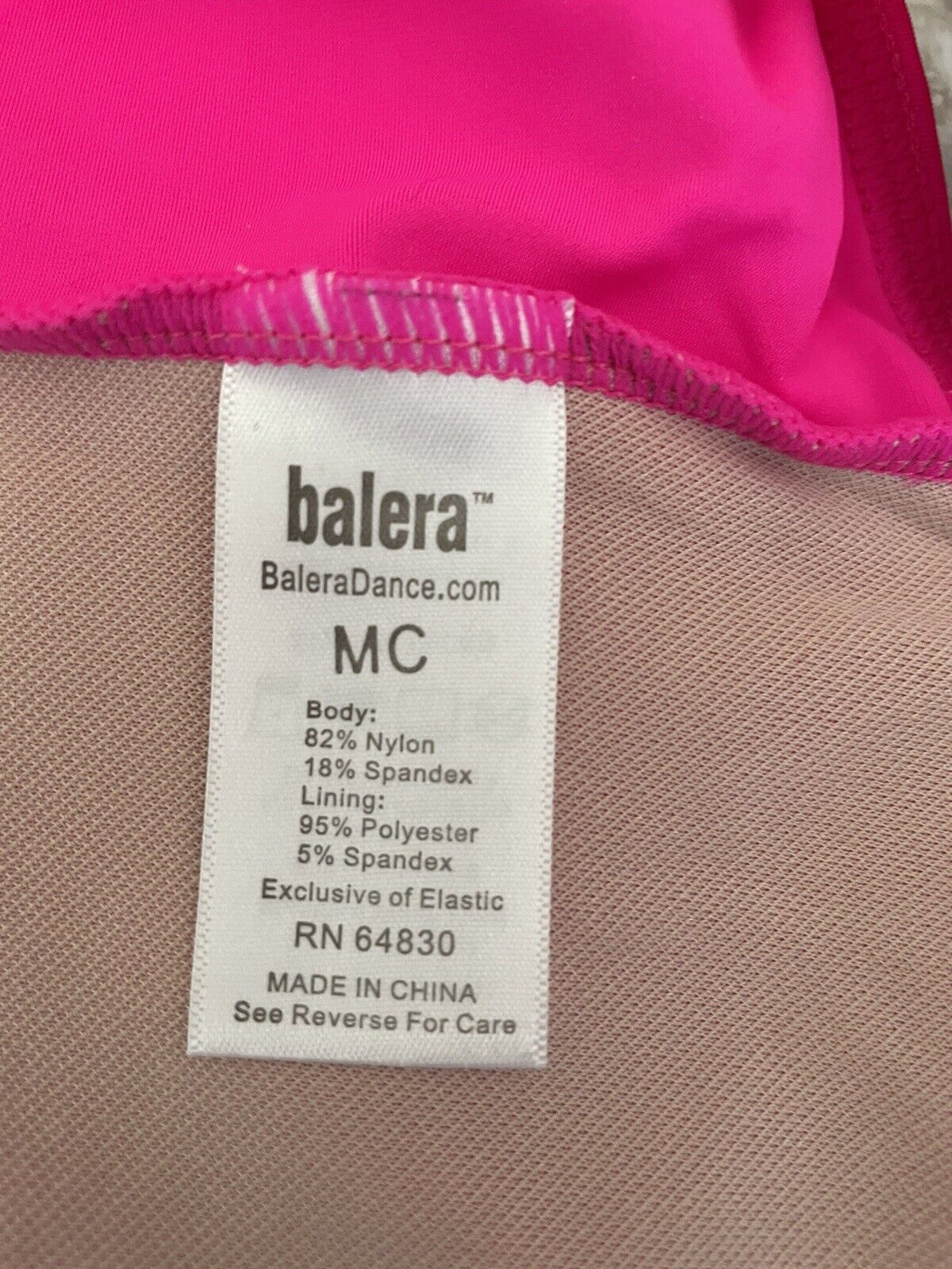 Balera Top Child Medium Hot Pink Cerise Racer Back Dance New Balera - фотография #5