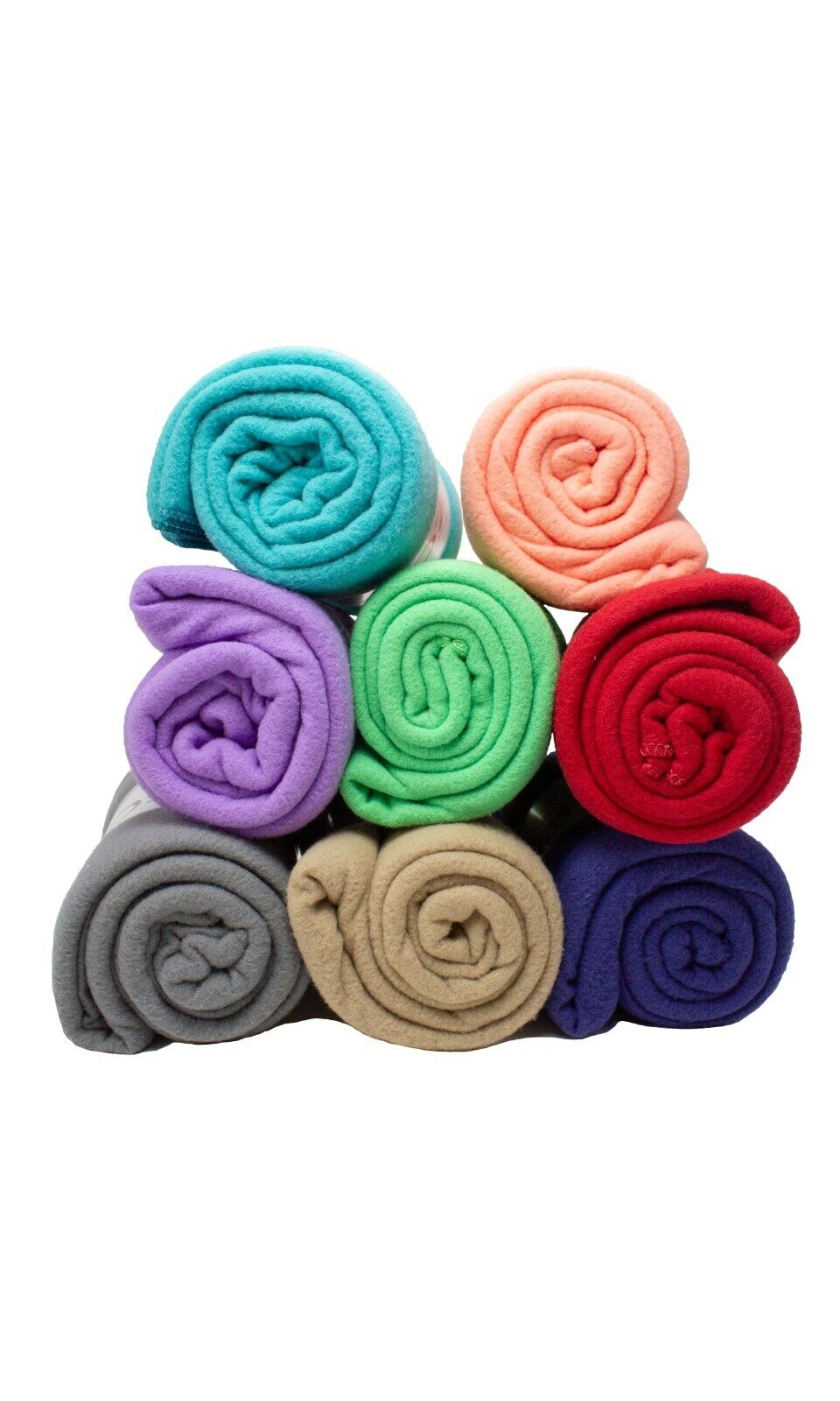 24 Pack of Polar Fleece Throw Blankets - 50 x 60 Assorted Colors Soft & Cozy  Arkwright Does Not Apply - фотография #11