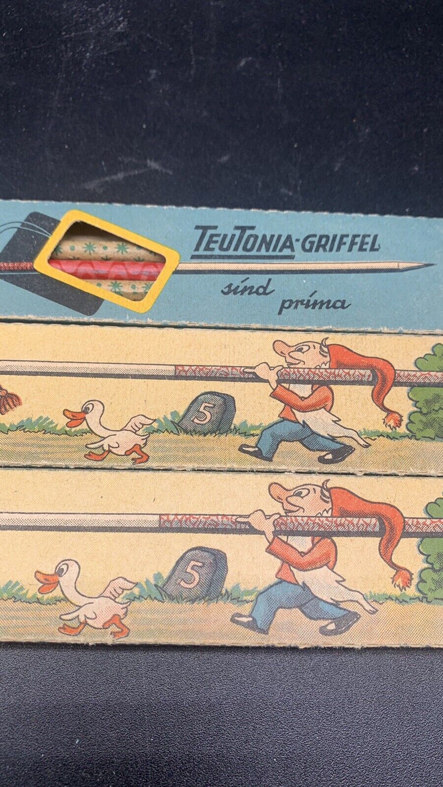 Teutonia Griffel Ultra Rare Vintage Pencils Set 15 Pcs J.J.RENBACH+L&G HARDTMUTH