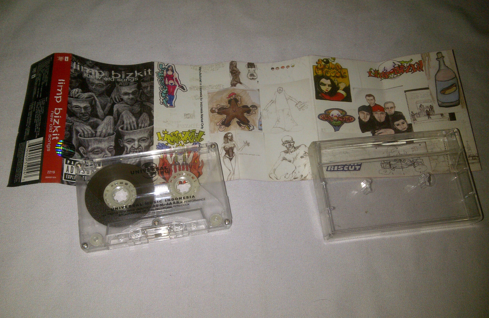 Limp Bizkit - Lot 6x indonesia tapes  - slipknot linkin park deftones ratm korn Без бренда - фотография #6