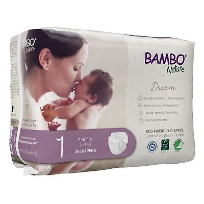 Bambo Nature Baby Baby Diaper Size 1 4 to 9 lbs. 1000016923 108 Ct Bambo Nature 1000016923 - фотография #3