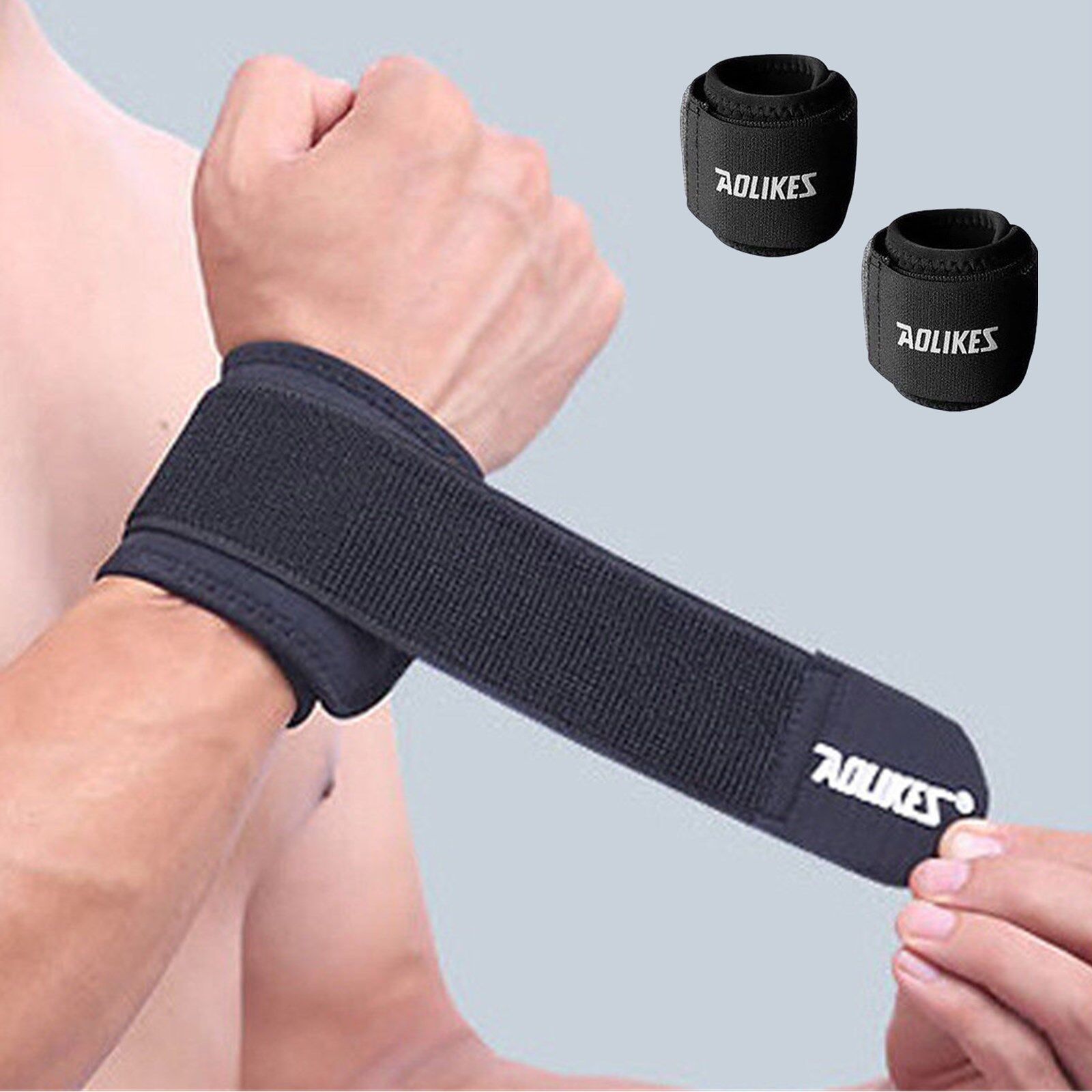 Sports Wrist Band Brace Wrap Adjustable Support Gym Strap Carpal Tunnel Bandage Aolikes Does Not Apply - фотография #3