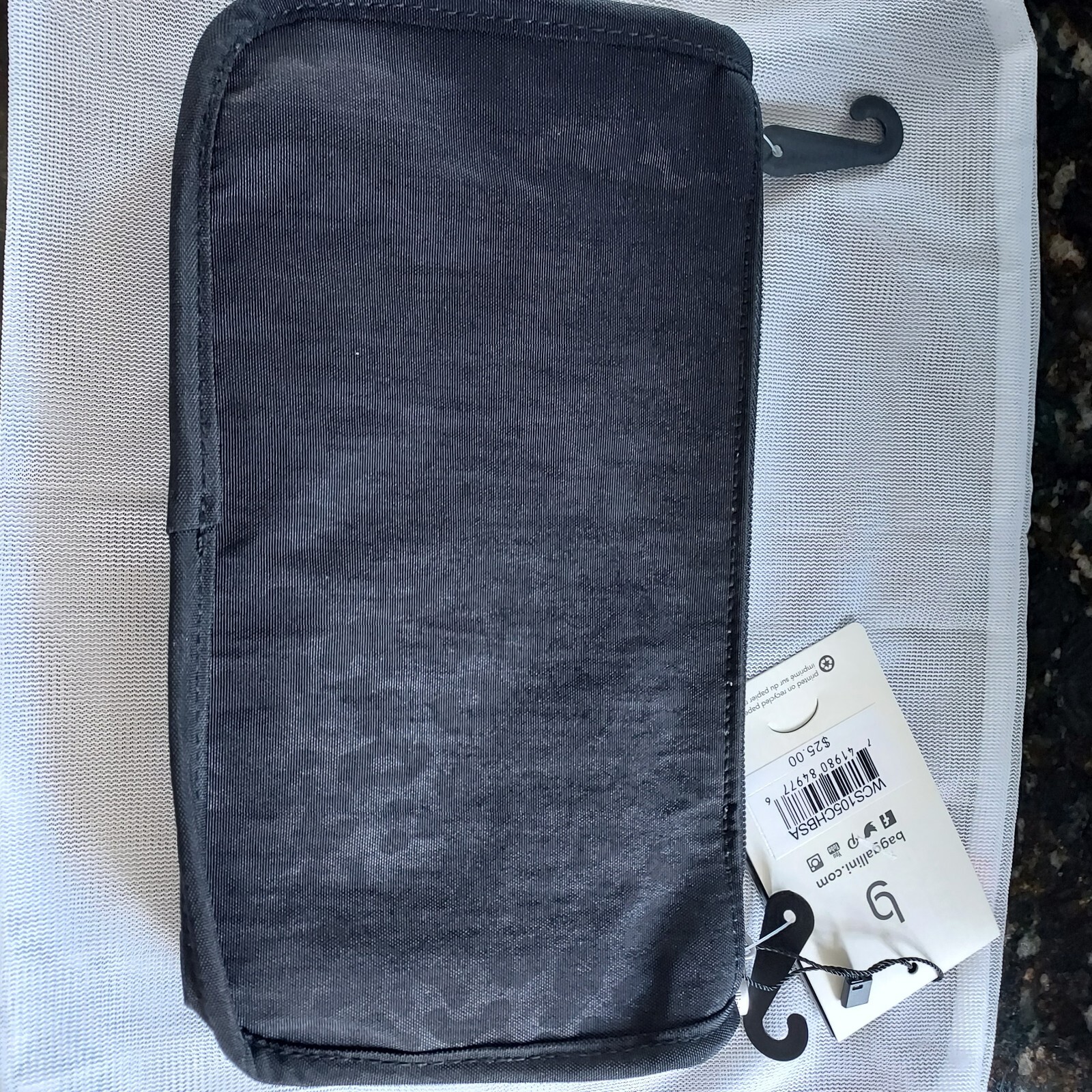 Baggallini  A La Carte Tote leather handles black & pattern make up bag(2) ITEMS Baggallini Baggallini A La Carte - фотография #16