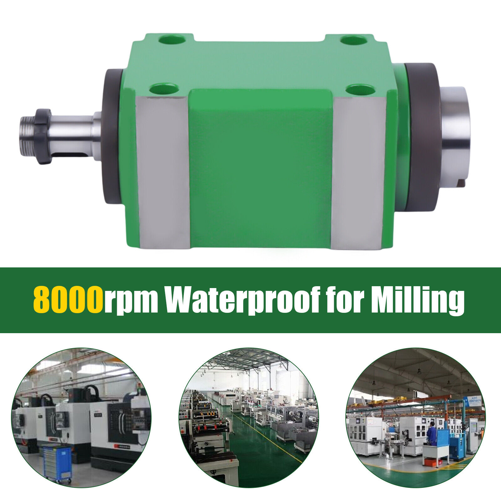 Universal Power Milling Head BT30 Taper Spindle Unit Power Head 8000 Rpm 1.5KW Unbranded Does Not Apply