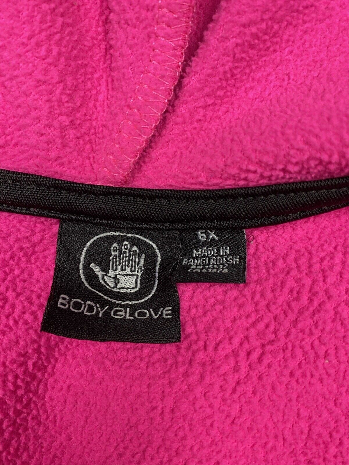 BODY GLOVES Hooded Jacket Full Zip Girls Youth Size 6X School Free Shipping  Body Glove - фотография #2