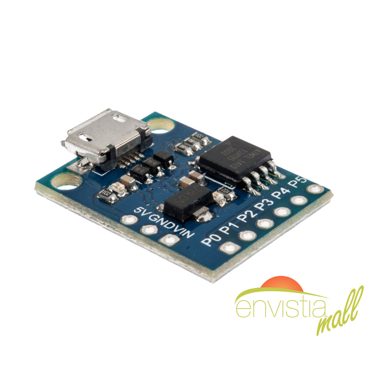 2pcs Digispark Kickstarter ATTINY85 Micro USB Development Board for Arduino USA Envistia EM-MICRP-0006-2X - фотография #2