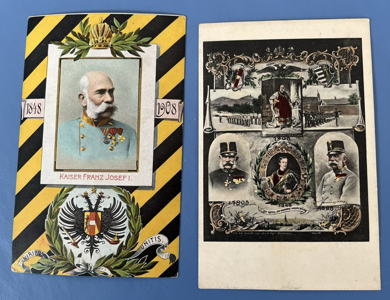 Austria, Hapsburg, lot of 17 special postcards marking Special Events 1908-1921 Без бренда - фотография #10