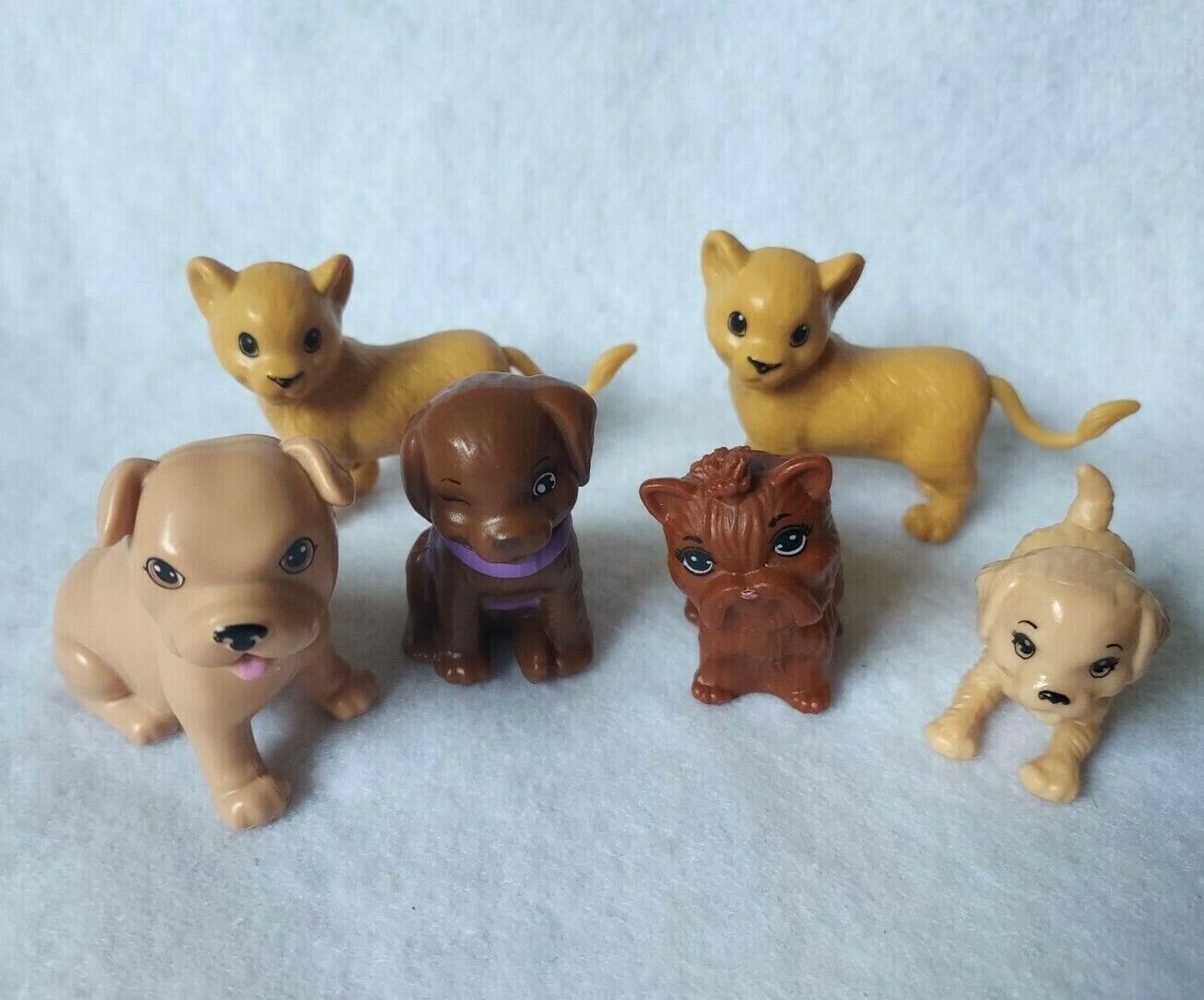 Barbie Pets and Beds & Photojournalist Lion Cubs Accessory Lot 11 pieces Mattel - фотография #4