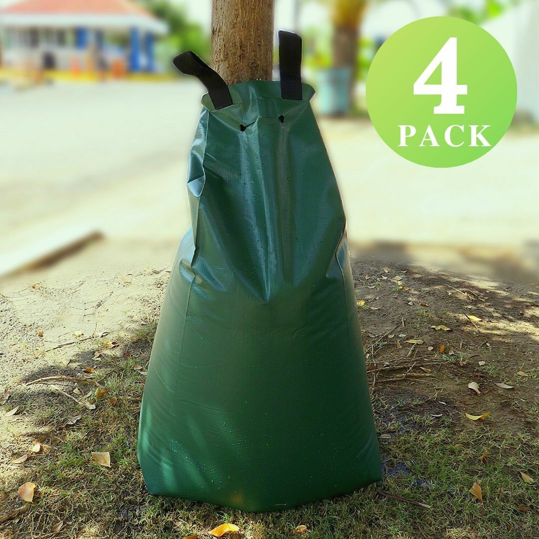 4 Pack - Irrigation Bag For Shrubs, Tree Watering Bag 20 gallons, Tree Water JM Gardens NA