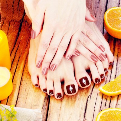 600Pcs Artificial Fake Toe Nails Tips For Nail Art Decoration Foot Manicure Tool iBrookAuction Does not apply - фотография #2