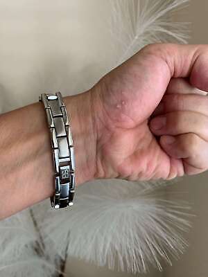 Titanium Magnetic Bracelet Women Restore Balance Energy Power Joy Christmas Gift Unbranded - фотография #3