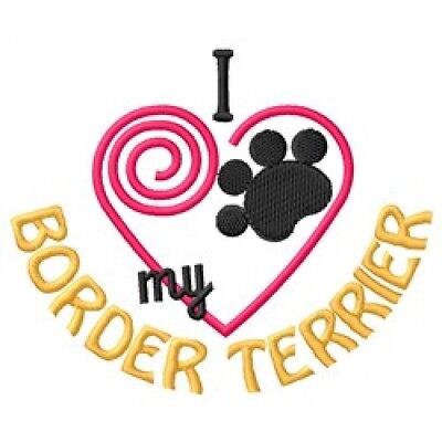 I "Heart" My Border Terrier Fleece Jacket 1381-2 Size S - XXL Без бренда