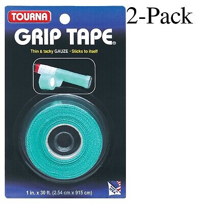 Tourna Grip Tape 1 inch x 30 feet - Green (2-Pack) Unique Sports GT-G